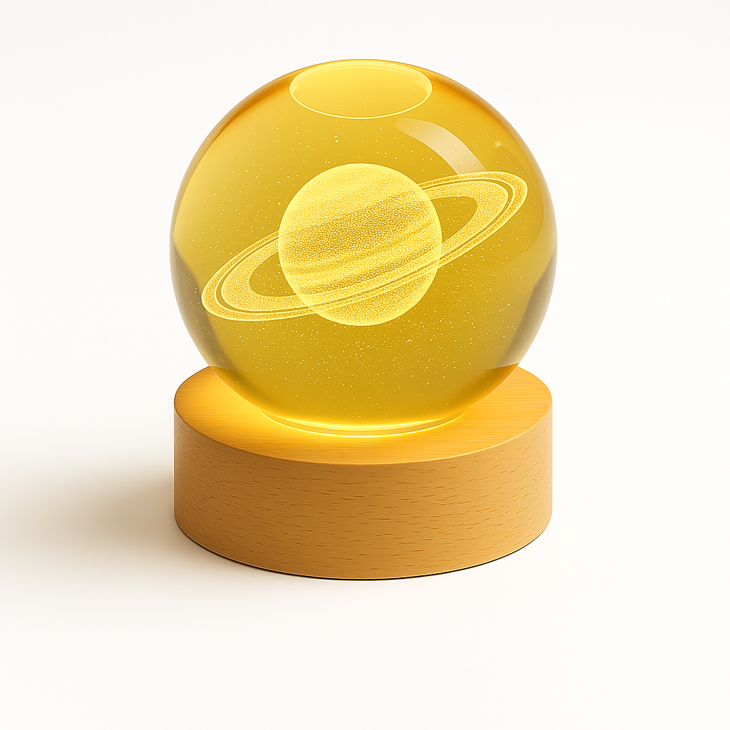 Astronomy Glass Lamp 3D Ball (NIGHT LAMP FOR ROOMS)