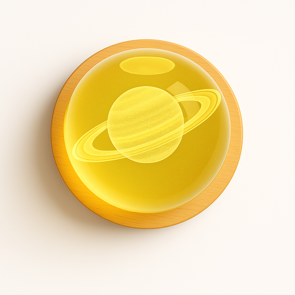 Astronomy Glass Lamp 3D Ball (NIGHT LAMP FOR ROOMS)