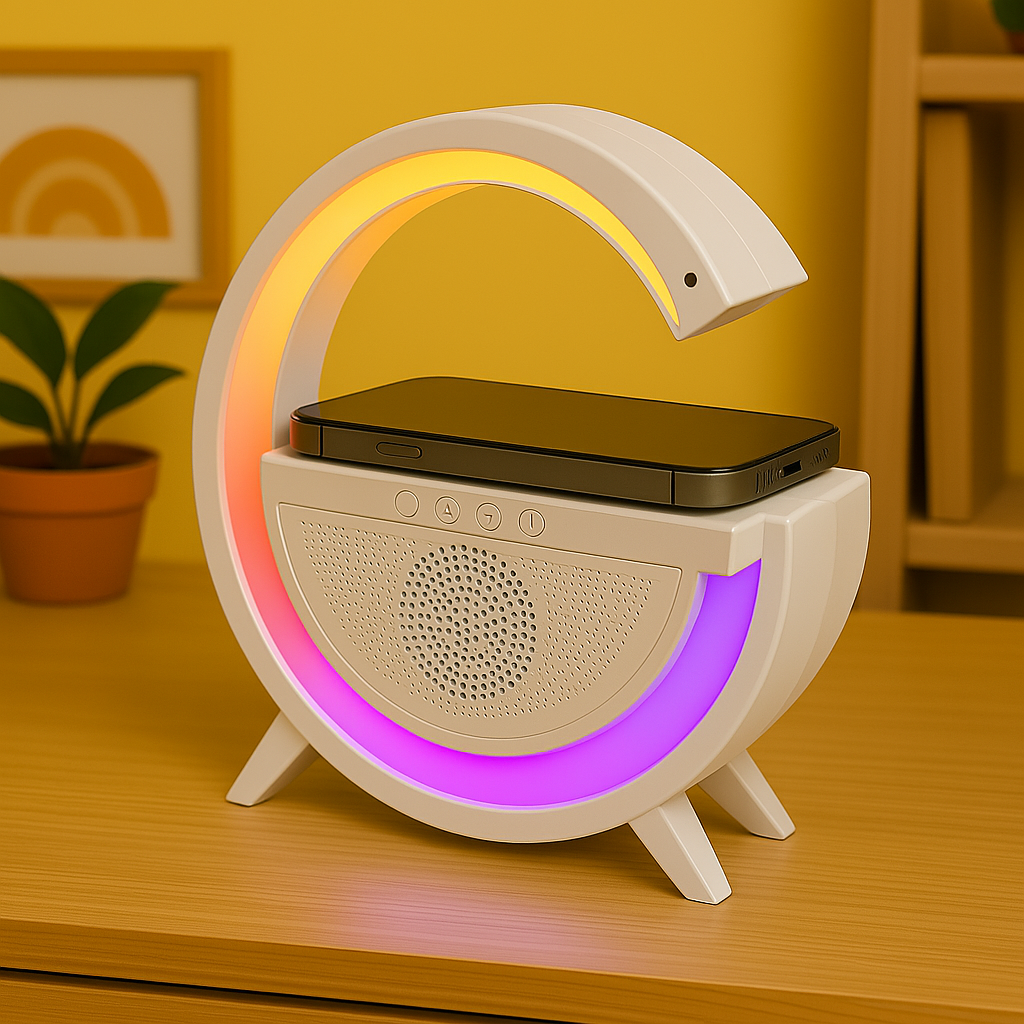 G Shape Bluetooth LED Speaker-SD card and FM Mode