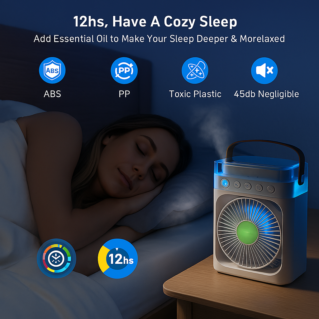 Portable Mini Cooler Rechargeable Air Conditioner