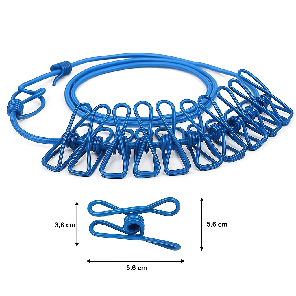 Multicolor Cloth Rope (Pack Of 2) for Cloth Drying