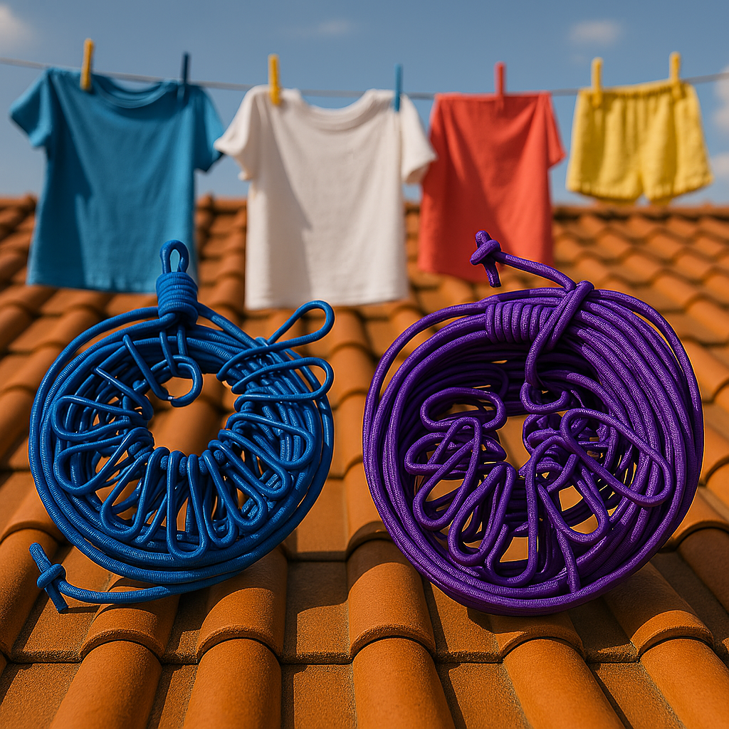 Multicolor Cloth Rope (Pack Of 2) for Cloth Drying