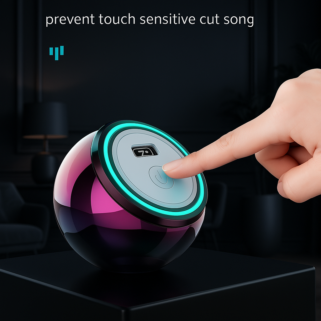 Mini Electroplating Round Steel Speaker