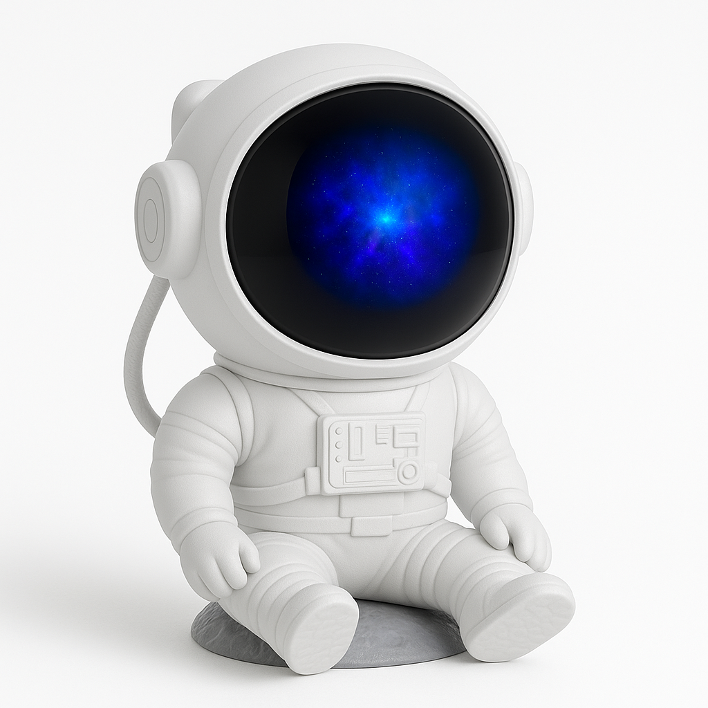 Astronaut Galaxy Projector with Remote Control- 360° Adjustable Timer (Nebula Night Light)