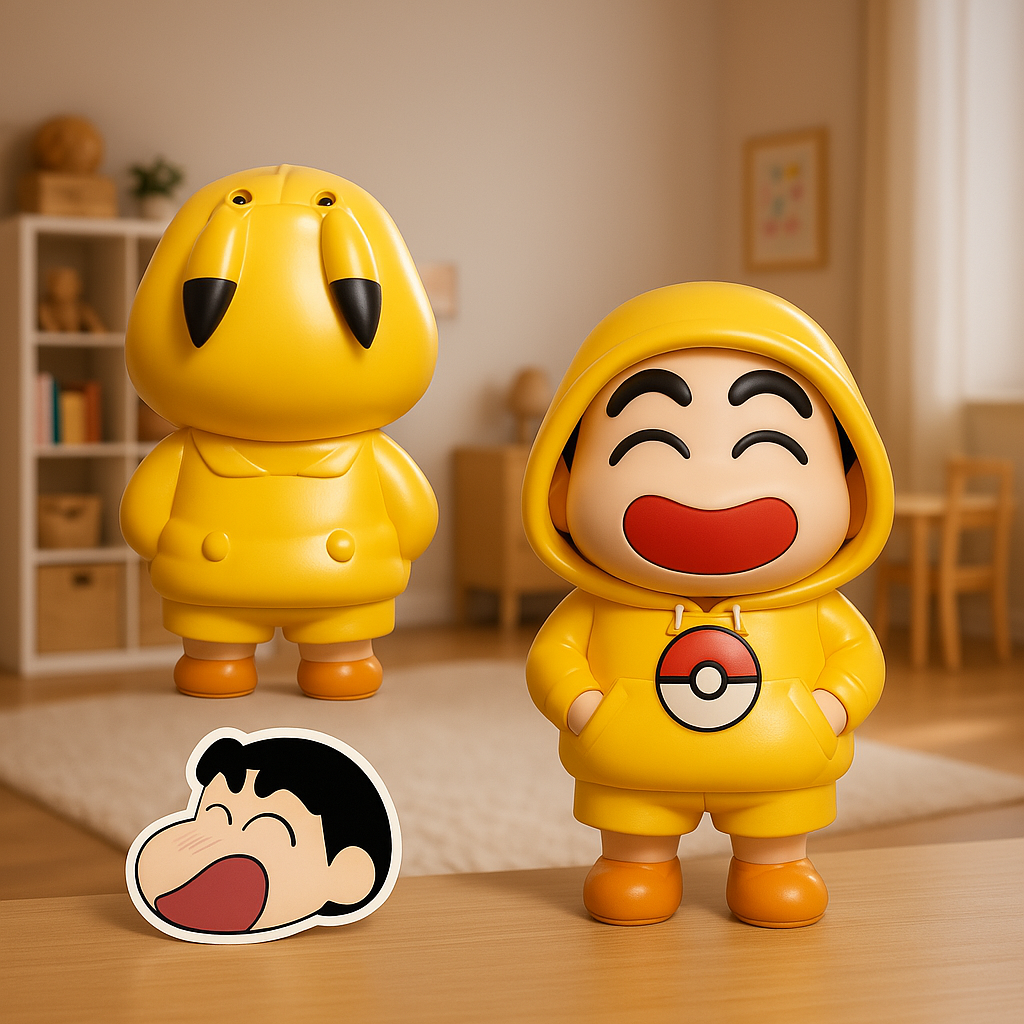 Shinchan Expression Changing Keychain Toy